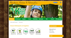 Desktop Screenshot of kletterwald-kassel.de